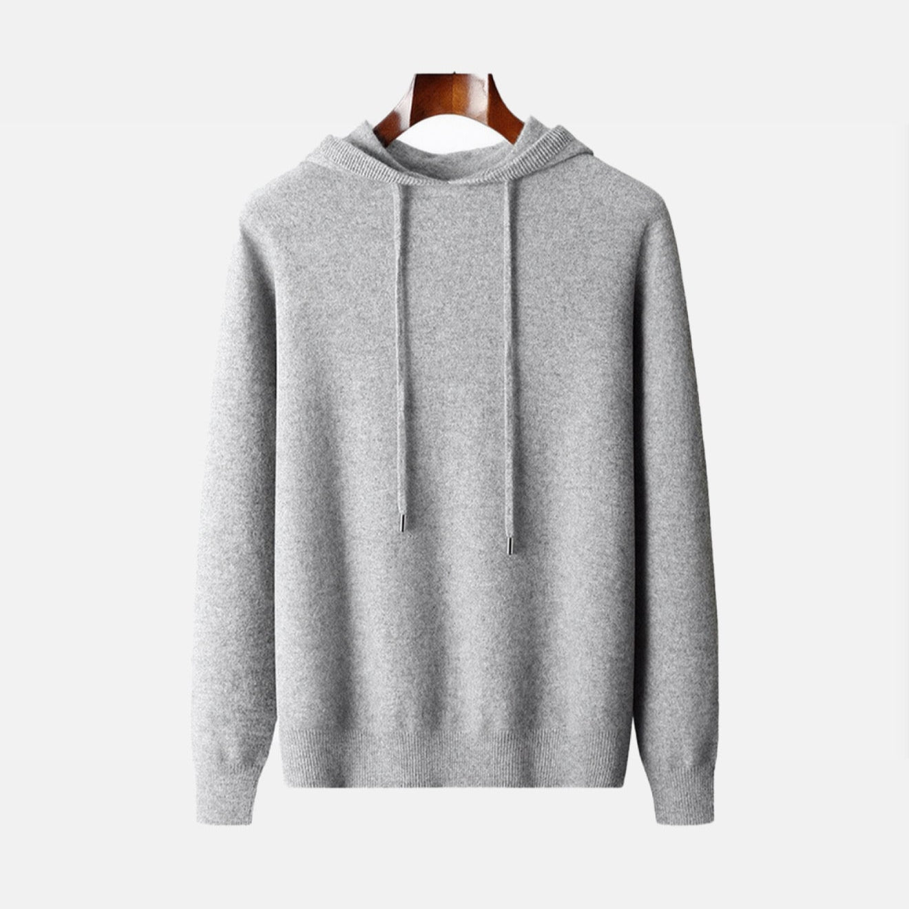 Men’s Cashmere Hoodie and Jogger Set – Two-Piece Loungewear