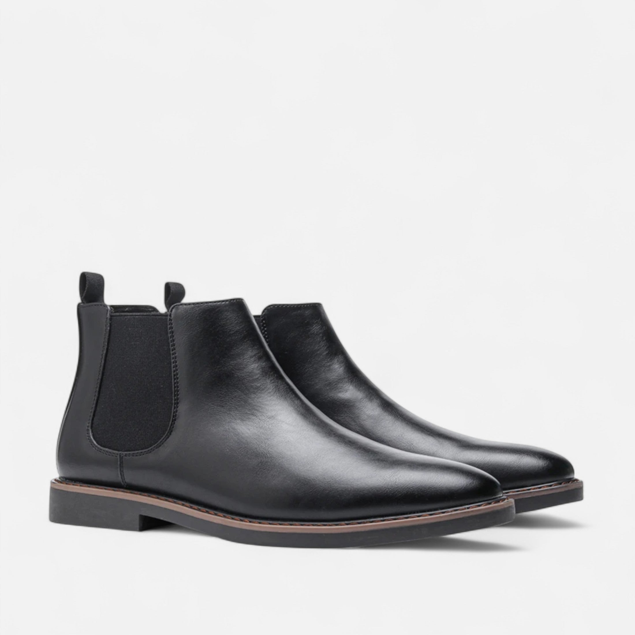 Men’s Classic Chelsea Boots with Elastic Side Panels
