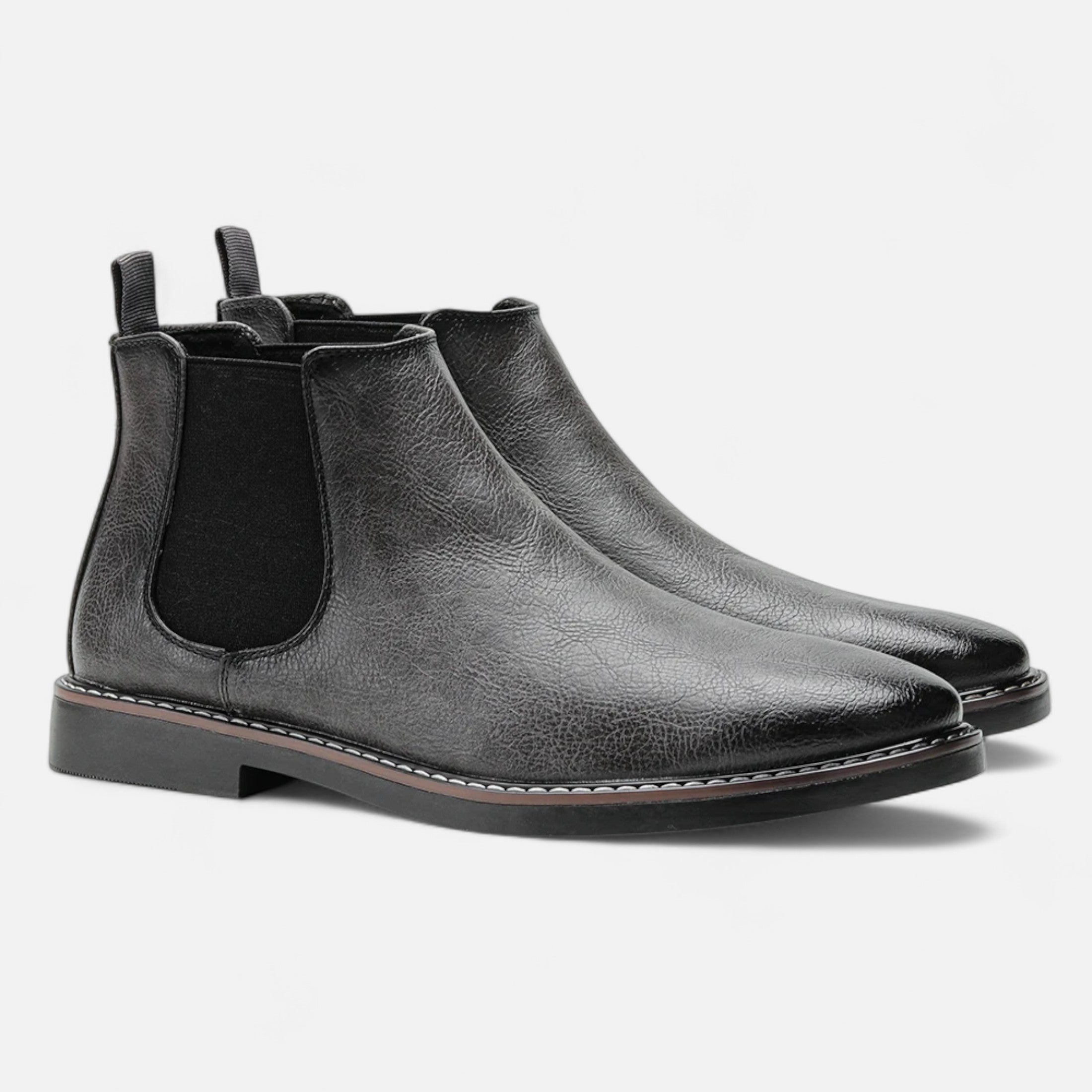 Men’s Classic Chelsea Boots with Elastic Side Panels