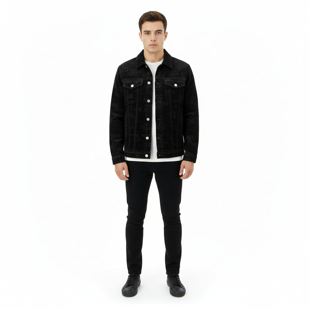 Men’s Corduroy Lapel Jacket