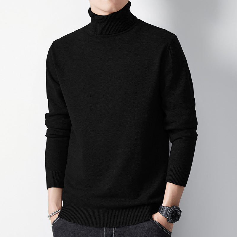 Men’s Long-Sleeve Winter Inner Layer Turtleneck Undershirt