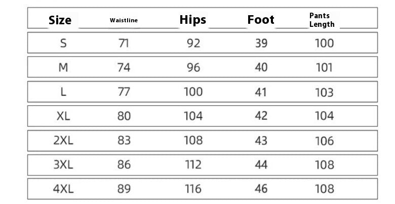 Men’s Straight Casual Loose-Fit Pants Trousers