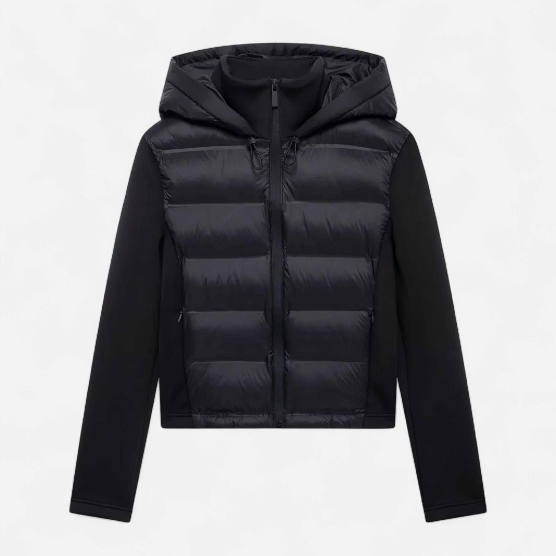 Women’s Lightweight Zip-Front Cotton-Blend Casual Coat