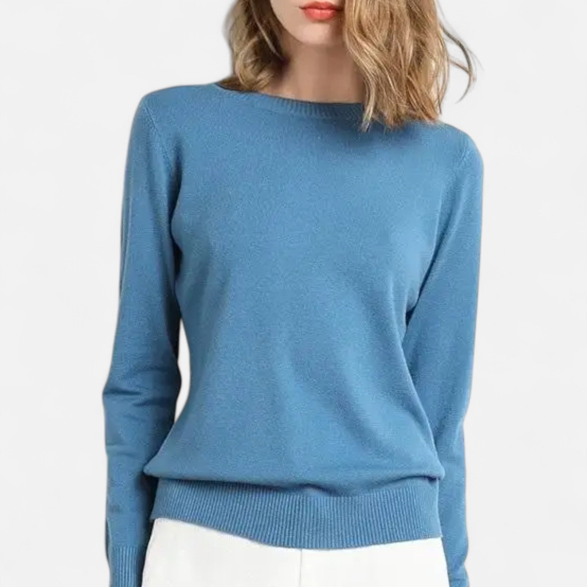 Women’s Merino Wool Crewneck Knit Sweater