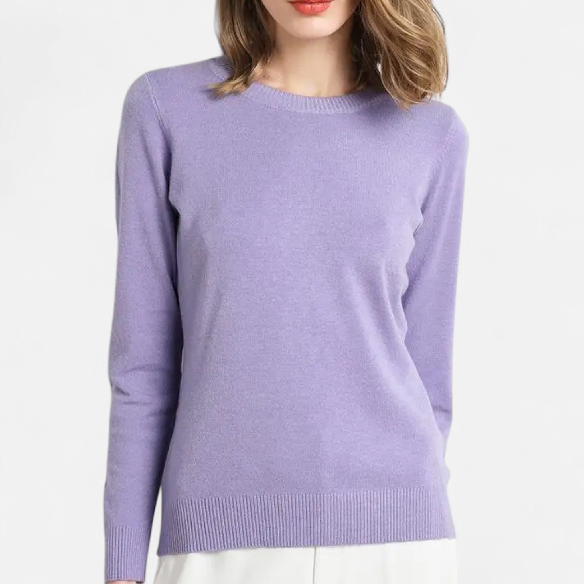 Women’s Merino Wool Crewneck Knit Sweater