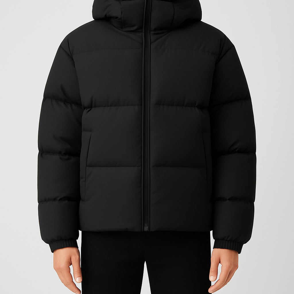 Men’s Detachable Hood Puffer Padded Jacket