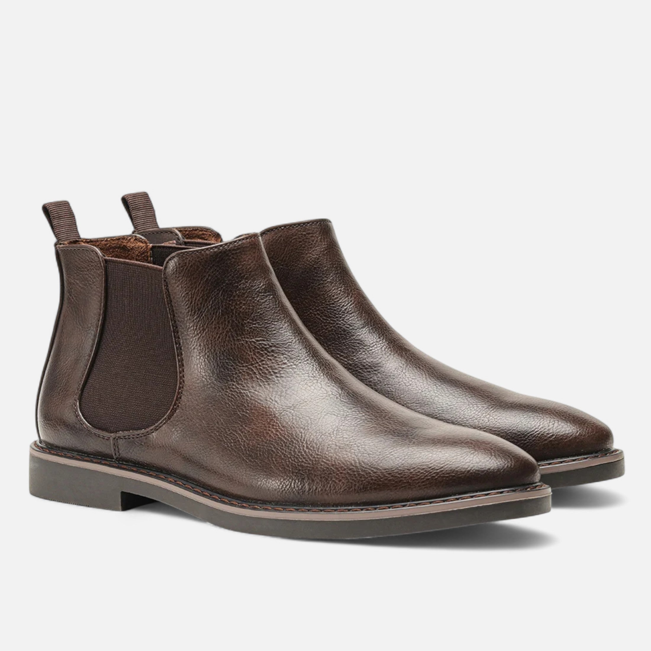 Men’s Classic Chelsea Boots with Elastic Side Panels