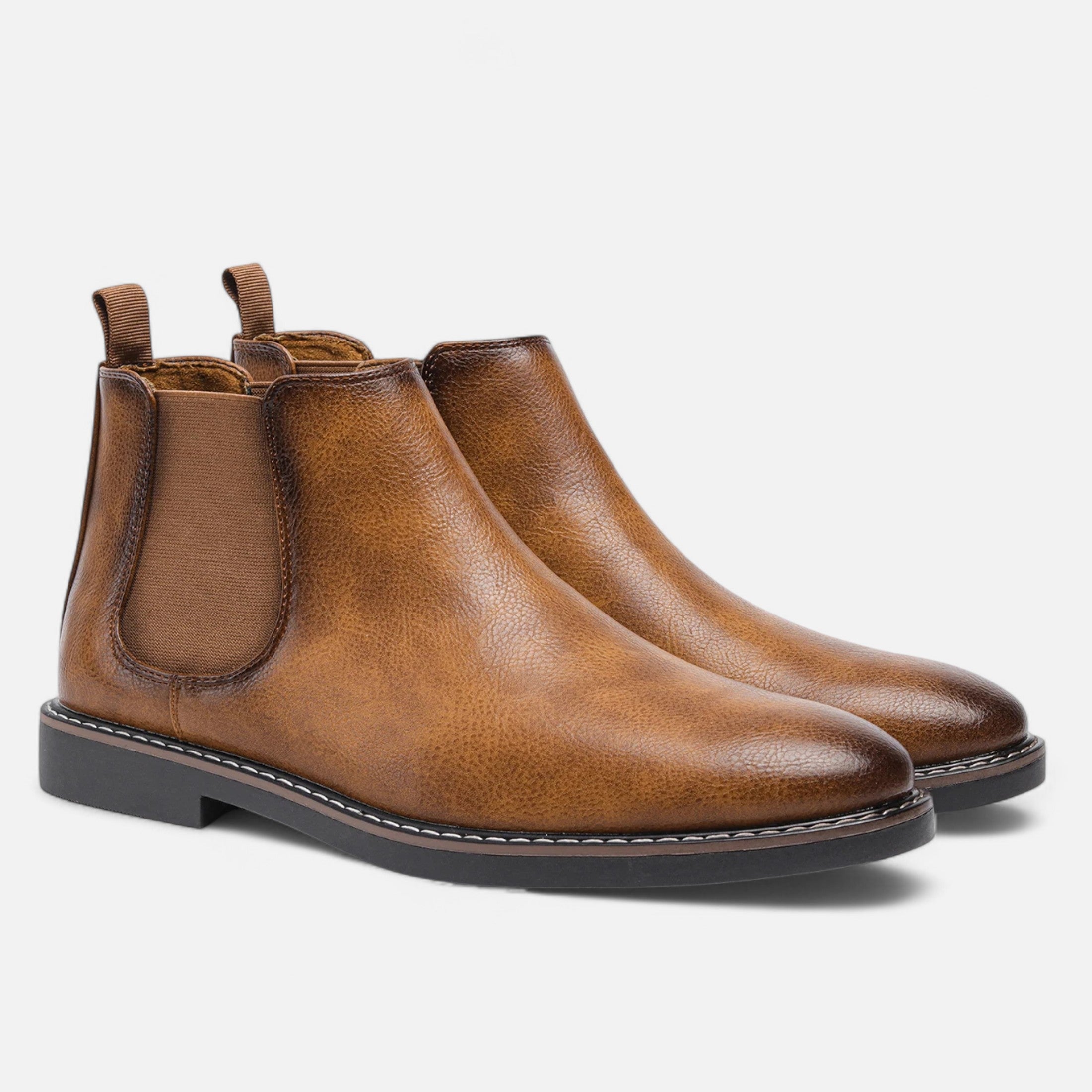 Men’s Classic Chelsea Boots with Elastic Side Panels