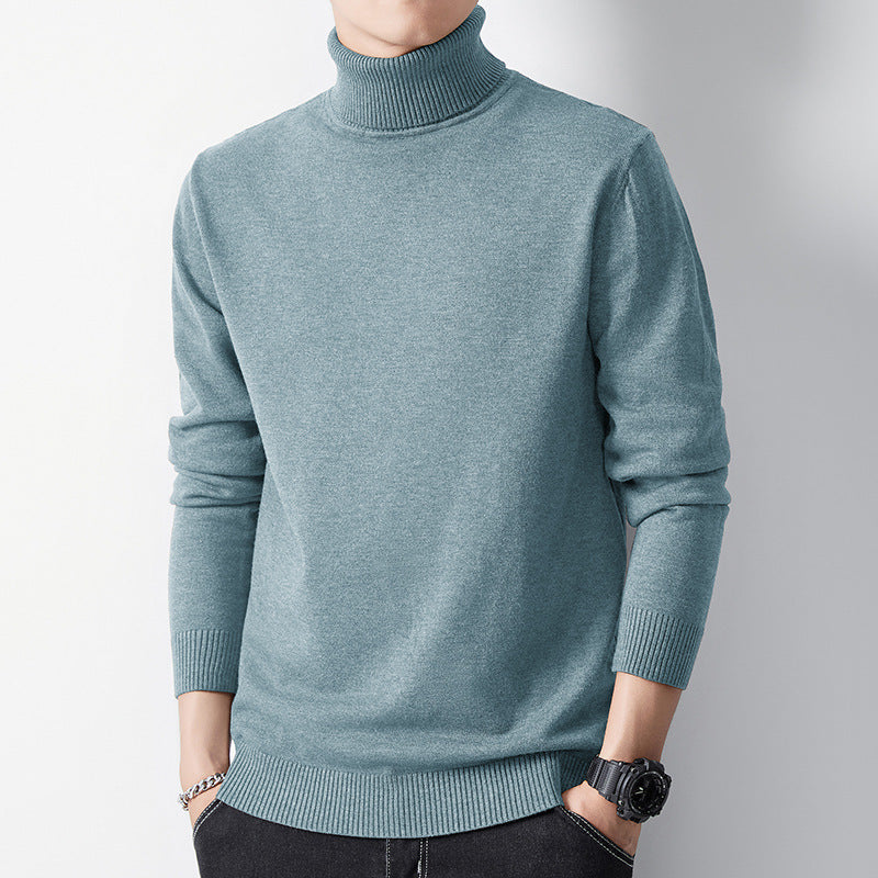Men’s Long-Sleeve Winter Inner Layer Turtleneck Undershirt