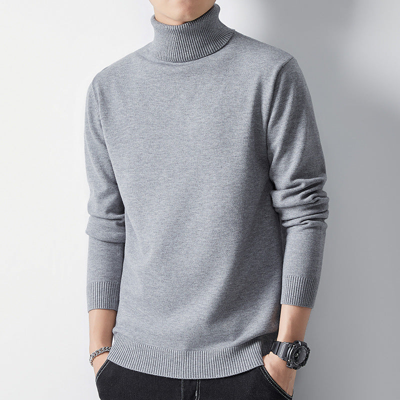 Men’s Long-Sleeve Winter Inner Layer Turtleneck Undershirt