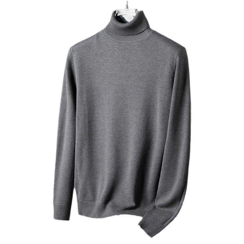 Men’s Long-Sleeve Winter Inner Layer Turtleneck Undershirt