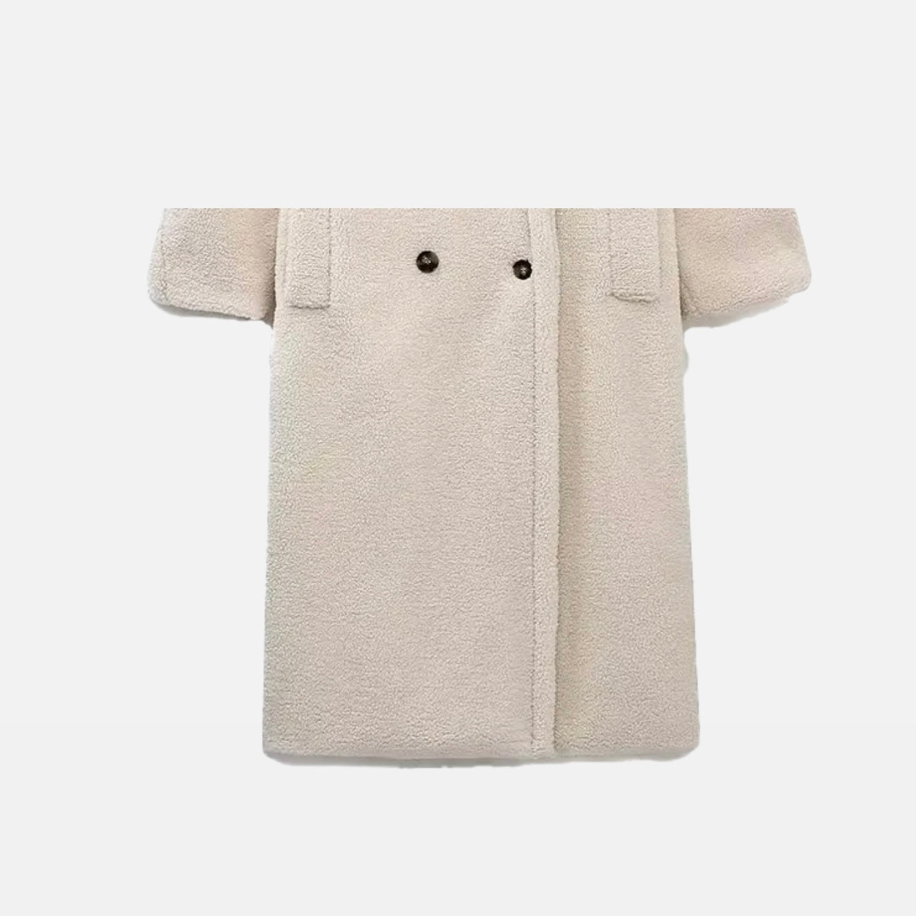 Women’s Faux Fur Wool-Style Coat for Winter