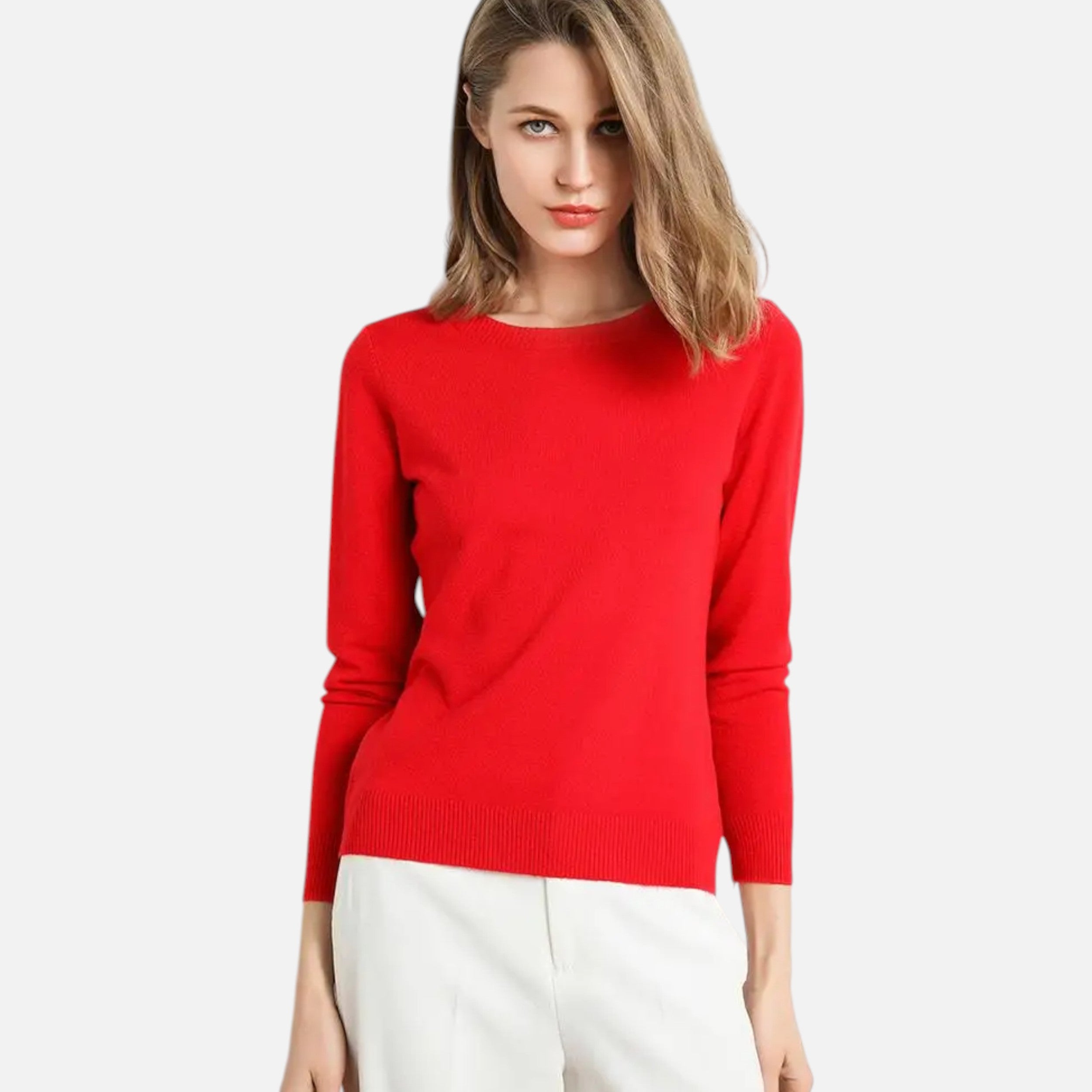 Women’s Merino Wool Crewneck Knit Sweater