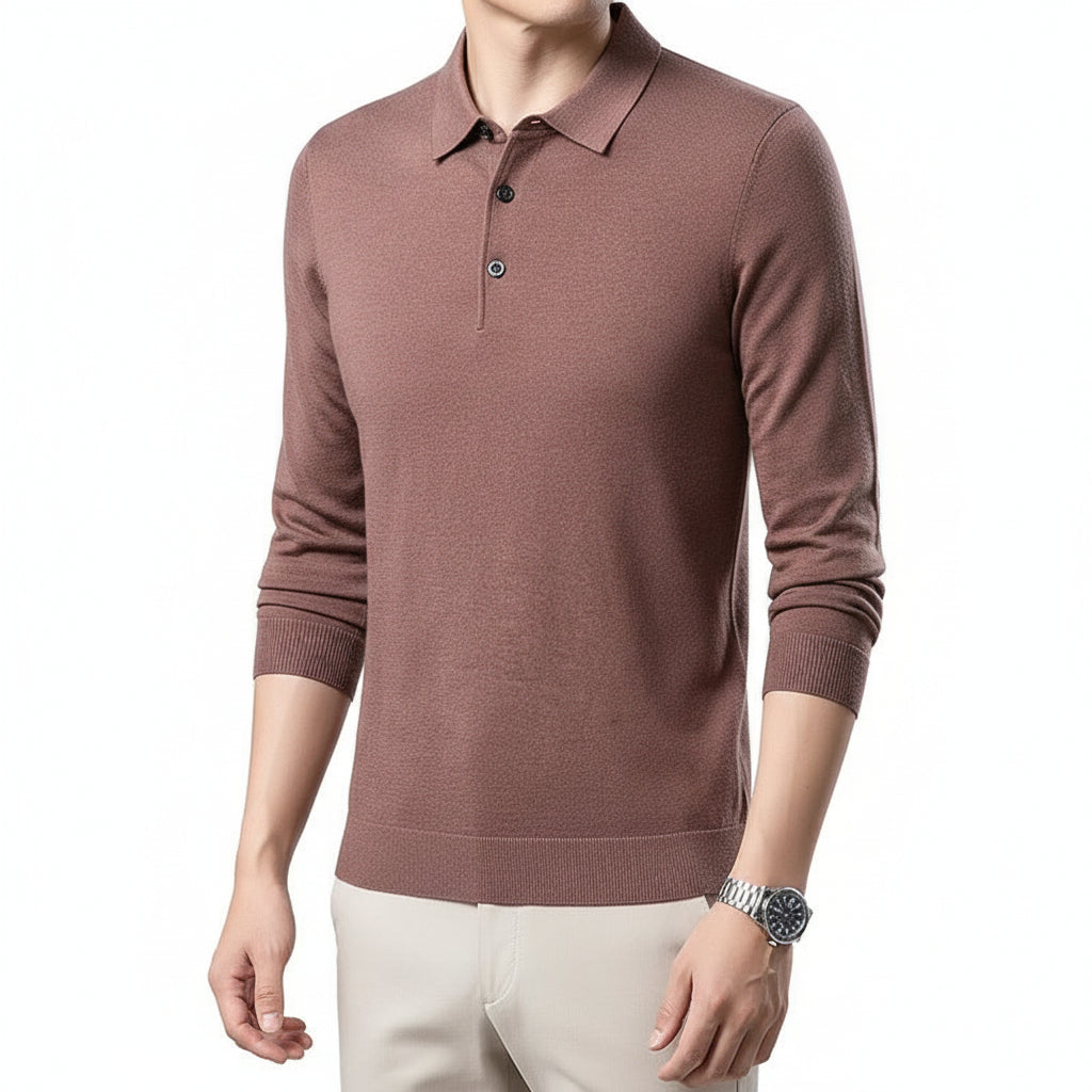 Woolen Sweater Men's Spring And Autumn Thin Solid Color
